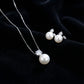 Elegant Freshwater Pearl Jewelry Set – Real Cultured Pearls with 925 Silver