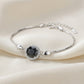 Bold & Elegant 1 Ct Black Moissanite Bracelet – Sterling Silver Jewelry