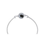 Bold & Elegant 1 Ct Black Moissanite Bracelet – Sterling Silver Jewelry