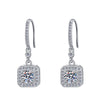 Sterling Silver S925 Tassel Earrings – Fashionable Moissanite Jewelry for Women