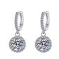 Dazzling Moissanite Earrings – Sterling Silver, Modern & Sophisticated