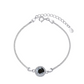 Bold & Elegant 1 Ct Black Moissanite Bracelet – Sterling Silver Jewelry