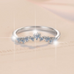 Elegant V Shaped Moissanite Ring – VVS1 Clarity, 925 Sterling Silver