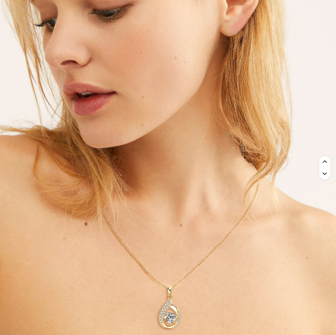 Timeless Heart Necklace with 1ct Moissanite – Sterling Silver Pendant