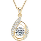 Timeless Heart Necklace with 1ct Moissanite – Sterling Silver Pendant