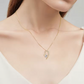 Timeless Gold-Plated Moissanite Heart Necklace – 925 Sterling Silver Pendant