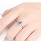 Oval Sky Blue Topaz Solitaire Ring – 925 Sterling Silver Engagement & Wedding Jewelry