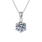 New Hot-Selling | 2 Carat 8mm Light Luxury Moissanite Necklace