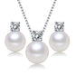Elegant Freshwater Pearl Jewelry Set – Real Cultured Pearls with 925 Silver