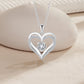 Dainty Heart Necklace for Women – 925 Silver & Zircon Pendant